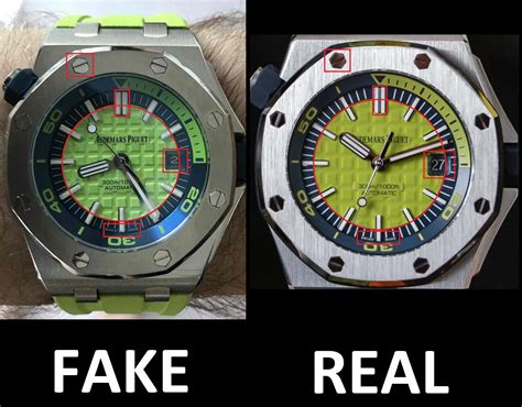 ap watch fake vs real|audemars piguet first copy.